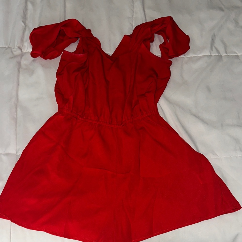 BeBop Red Romper